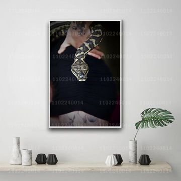 Affiche en toile Affiche serpent affiches dcoratives n,mpr...