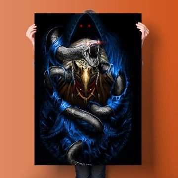 Affiche en toile Affiche serpent affiches dcoratives n,mpr... - 5