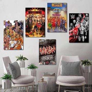 Affiche en toile Affiche de lutte Affiche dcorative,mpress... - 2