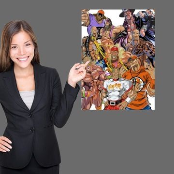 Affiche en toile Affiche de lutte Affiche dcorative,mpress... - 3