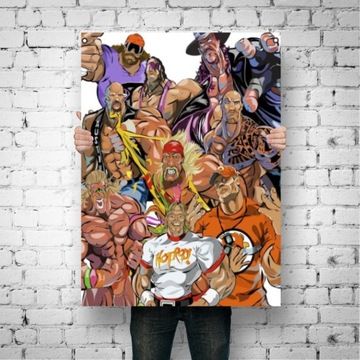 Affiche en toile Affiche de lutte Affiche dcorative,mpress... - 4