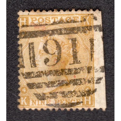 Timbre Grande-Bretagne- Reine Victoria - 1862 - 9 P