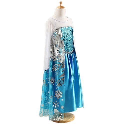 Robe Elsa La Reine Des Neiges, Déguisement Enfant