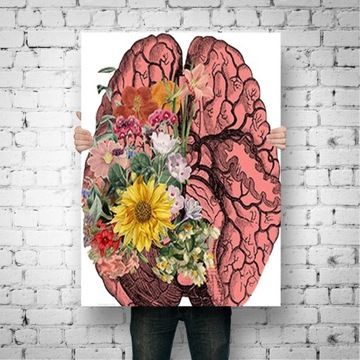 Affiche en toile, affiche de cerveau, affiches dcoratives,... - 4