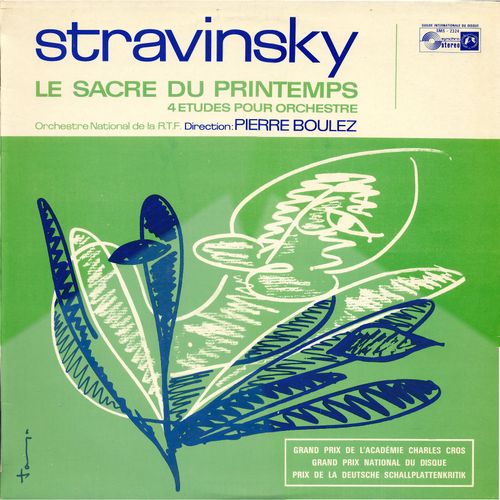 Igor Stravinsky : Quatre Études Pour Orchestre ; Le Sacre Du Printemps (Guilde Internationale Du Disque Sms 2324) 