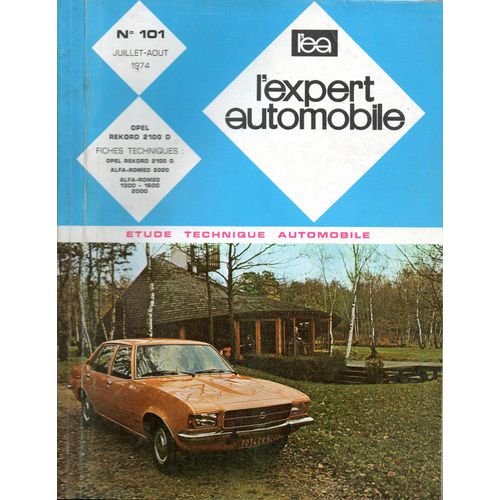 Revue Technique L'expert Automobile N° 101 Opel Rekord Diesel 2100 D
