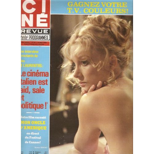 Barbara Bouchet Couverture / Isabelle Huppert 2p/ Romy Schneider 1p/ Georges Descrieres 1p/ Nicole Calfan 1p/ Terence Hill Valerie Perrine Dos De Couv /Edwige Fenech Seins Nus Poster / Franco Nero 1p/ Francois Perier 2p/ Elissa Landi 4p/  20 