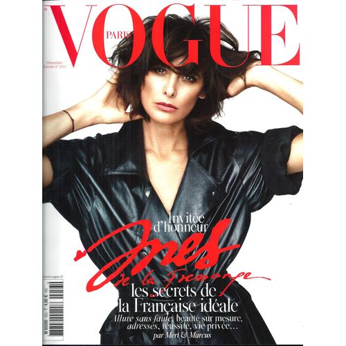 Vogue Paris N°953 De 2014: Special Ines De La Fressange/ Elie Top/ Goude/ D'urso/ Seward