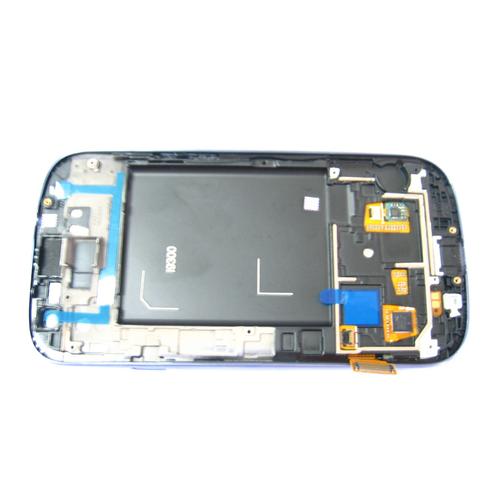 Lcd Ecran & Tactile Screen+Frame For Samsung Galaxy S3 Siii I9300 Bleu