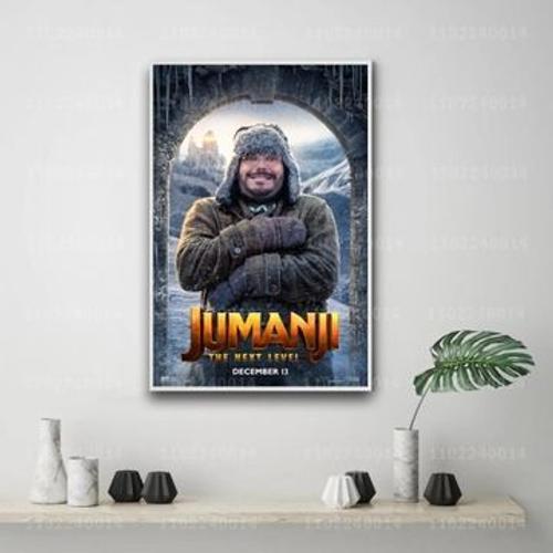 Affiche en toile d¿¿corative du film Jumanji,mpression murale Poster pour salon chambre ¿¿ coucher d¿¿cor sans cadre(20*30cm)