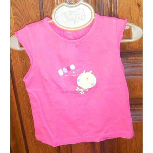Top Rose Marque Tissaia - Taille 3 Mois