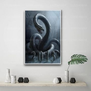 Affiche en toile Affiche serpent affiches dcoratives n,mpr...