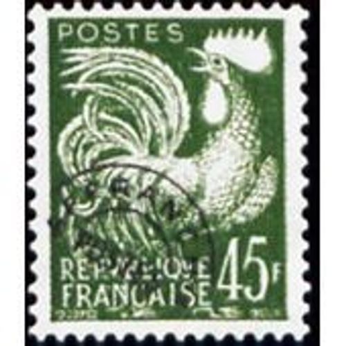 Timbre Coq 45f 1957