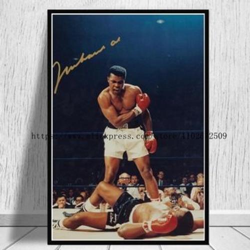 Muhammad Ali toile affiche citation de motivation p,mpression murale Poster pour salon chambre ¿¿ coucher d¿¿cor sans cadre(20*30cm)