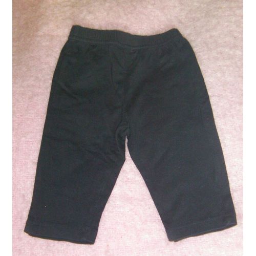 Pantalon Noir Marque Tissaia - Taille 6 Mois