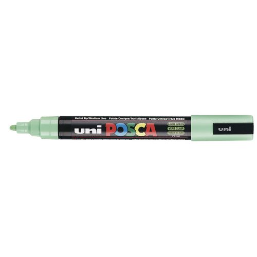 Uni-Ball Lot De 6 Marqueurs Pte Conique Moyenne Posca Pc5m 1,8 - 2,5mm Vert Clair