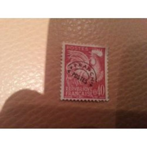 Timbre Coq Gaulois 1960