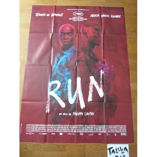 Run De Philippe Lacôte Avec Abdoul Karim Konaté, Isaach De Bankolé - Affiche Originale Du Film Format 120 Cm X 160 Cm