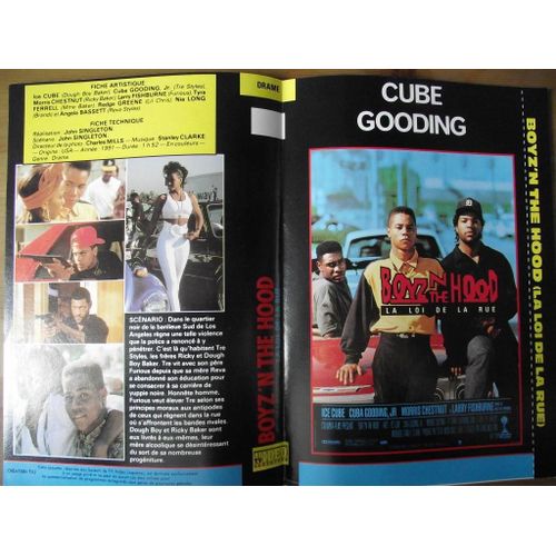  Tv Video.Jaquette Du Film.Boyz'n The Hood(La Loi De La Rue)1991.Réalisation.John Singleton Avec Ice Cube Cuba Gooding,Jr Morris Chestnut