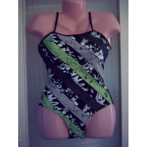 Maillot De Bain 1 Pièce, T: 42, En Vert. Medalist
