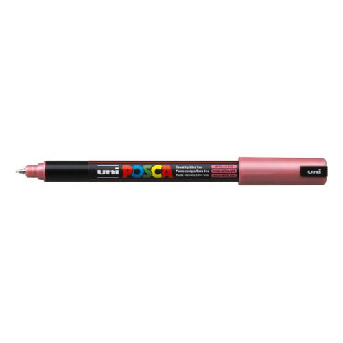 Uni-Ball Marqueur Pte Calibrée Extra-Fine Posca Pc1mr 0,7mm Rouge Métal
