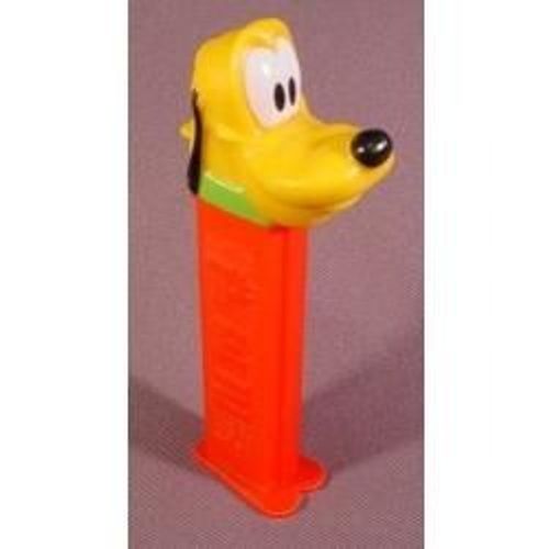 Pez /Pluto Avec Collier Vert/Pied Rouge