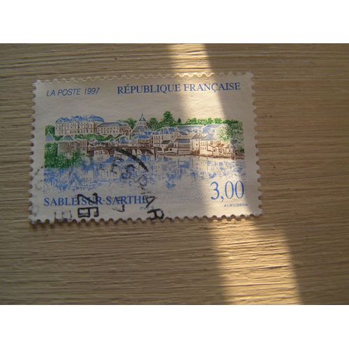 Timbre Oblitéré "Sablé-Sur-Sarthe - La Poste 1997