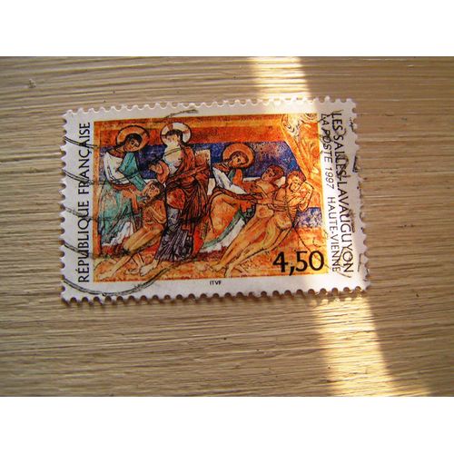 Timbre Oblitéré "Les Salles Lavauguyon (Hte-Vienne) - 1997