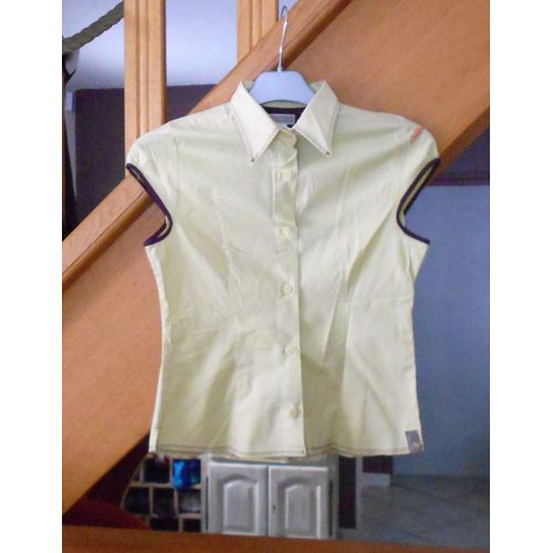 Chemise "" Quechua "", Vert Anis, T12a