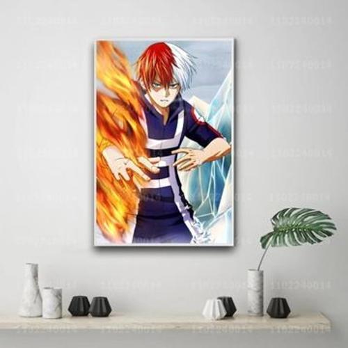 Affiche dessin anim¿¿ manga bok hero sur toile,mpression murale Poster pour salon chambre ¿¿ coucher d¿¿cor sans cadre(20*30cm)