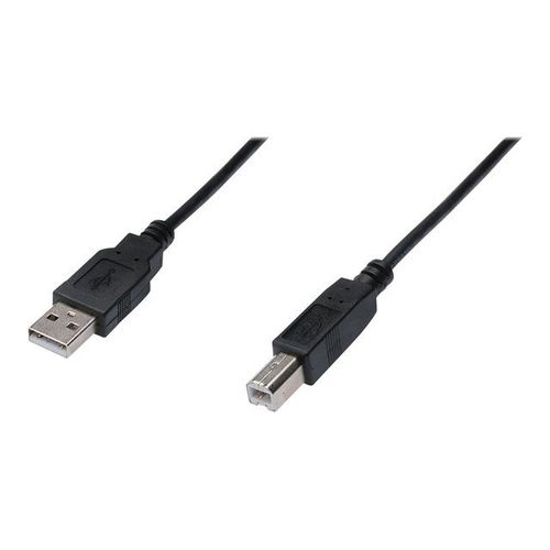 ASSMANN - Câble USB - USB type B (M) pour USB (M) - USB 2.0 - 1 m - moulé - noir