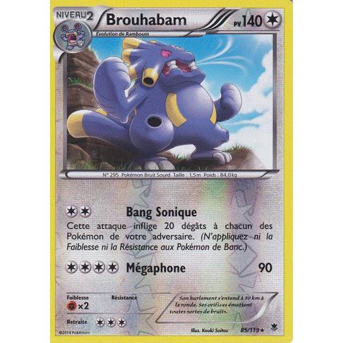Carte Pokemon - Brouhabam - 85/119 - Holo Reverse - Vigueur Spectrale -
