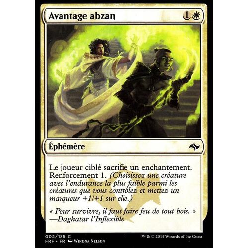 Avantage Abzan - Destin Reforgé - C - 2/185