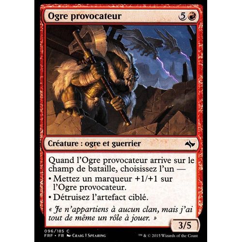 Ogre Provocateur - Destin Reforgé - C - 96/185