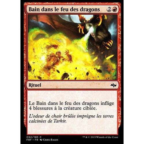 Bain Dans Le Feu Des Dragons - Destin Reforgé - C - 92/185