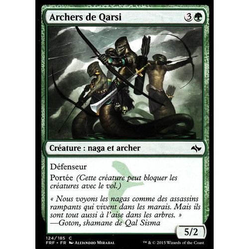 Archers De Qarsi - Destin Reforgé - C - 124/185