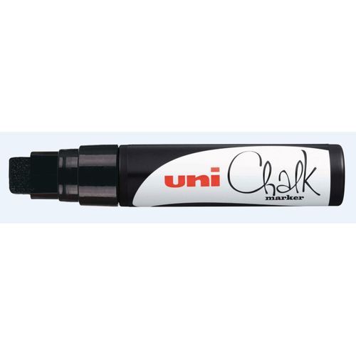 Uni-Ball Lot De 3 Marqueurs Craie Pte Rectangulaire Extra-Large Chalk Marker Pwe17k 15mm Noir