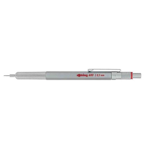 Rotring 600 Porte-Mine À Pointe Fine 0,7 Mm (Argenté) (Import Allemagne)