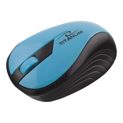 Titanum Rainbow 3D - Souris - optique - 3 boutons - sans fil - 2.4 GHz - récepteur sans fil USB - turquoise