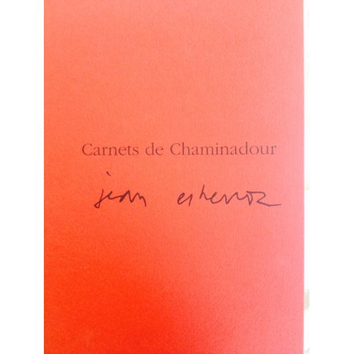 Carnets De Chaminadour Jean Echenoz