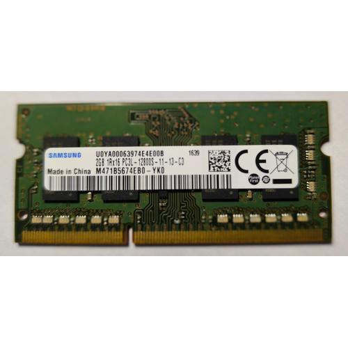 Mémoire Samsung  M471b5674eb0-yk0 - Pc3l-12800s (DDR 3) SO-DIM