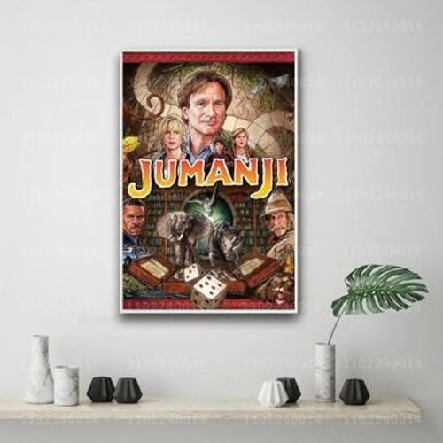 Affiche en toile d¿¿corative du film Jumanji,mpression murale Poster pour salon chambre ¿¿ coucher d¿¿cor sans cadre(30*40cm)