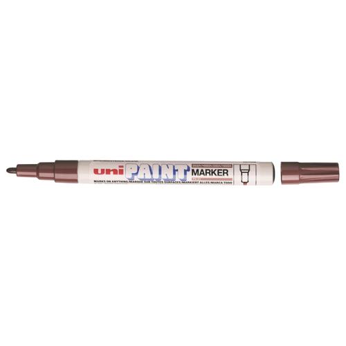Uni-Ball Marqueur Paint Marker Px21 Pte Conique Fine 0,8 - 1,2mm Marron