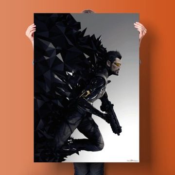 Affiche du jeu de la rvolution humaine Deus Ex sur toile,m... - 5