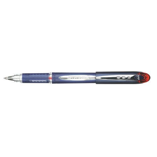 Uni-Ball Lot De 3 Rollers Encre Jetstream Sx217 Grip Pte Fine 0,7mm Rouge