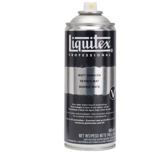 LIQUITEX 00002 PEINTURE VERNIS AÉROSOL MAT 400 ML