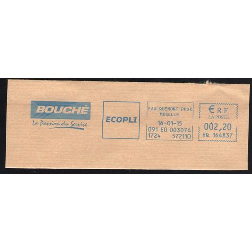 France Ema Empreinte Postmark Transports Bouché La Passion Du Service 57370 Phalsbourg