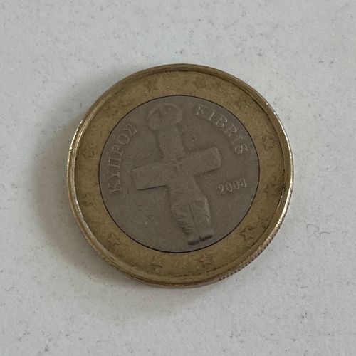 Pièce De Monnaie De 1 Euros - Chypre 2008