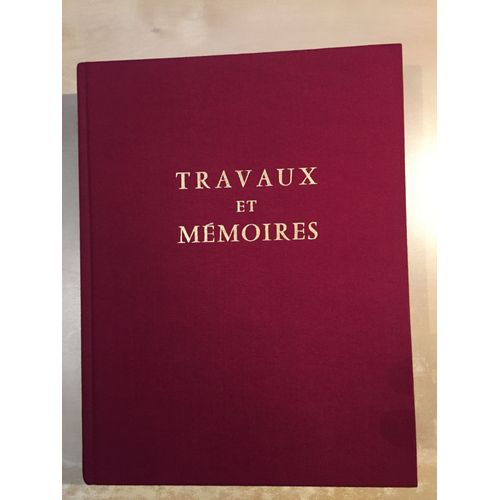 Travaux Et Mémoires 5