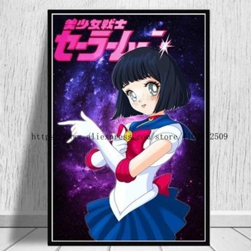 Affiche en toile Anime Sailor _ Moon, affiches obra,mpression murale Poster pour salon chambre ¿¿ coucher d¿¿cor sans cadre(40*50cm)